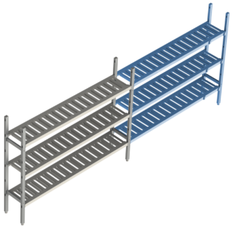 Дополнительная секция линейная Polair LOAD.ME POLY 18AL.3PP40.07E